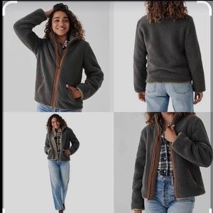 FAHERTY ASHBURY HIGH PILE FLEECE RECYCLED POLYESTER JACKET